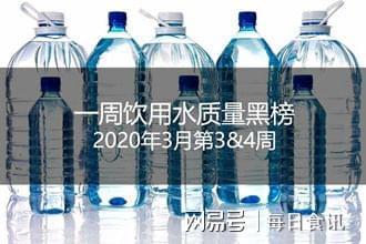 一周饮用水黑榜 乐百氏 昂思多 黔水叮咚等饮用水均检出不合格